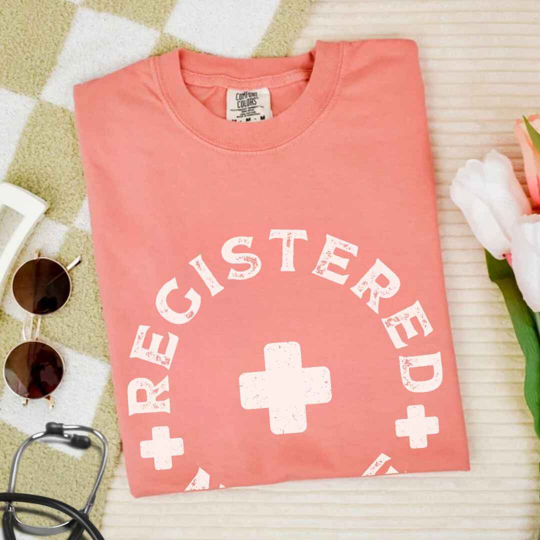 Rustic Registered Nurse T-shirt