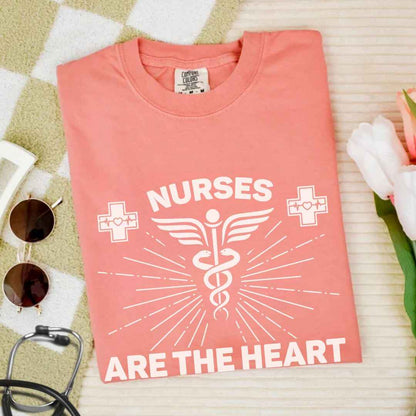 Nurses Are The Heart Of Healthcare T-shirt