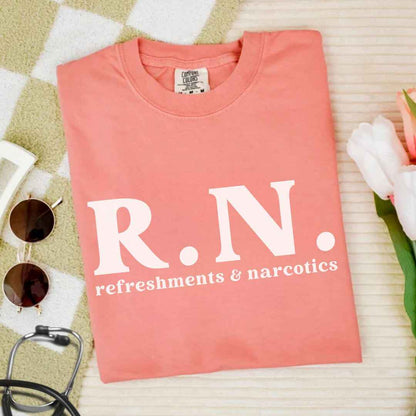 Refreshments & Narcotic Funny T-shirt