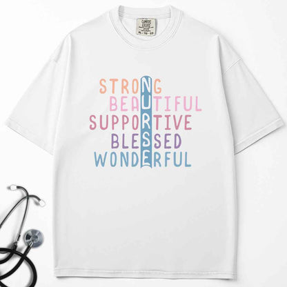 Retro Nurse Scrabble T-shirt