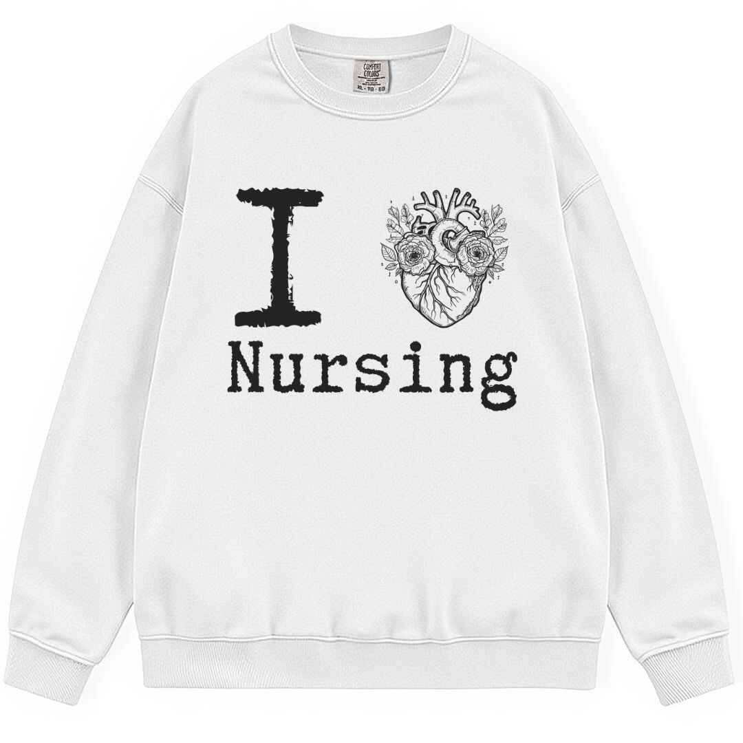 I Heart Nursing Sweatshirt