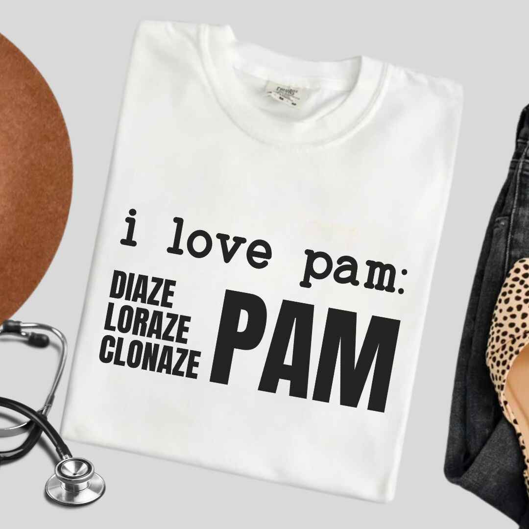 I Love Pam Funny T-shirt