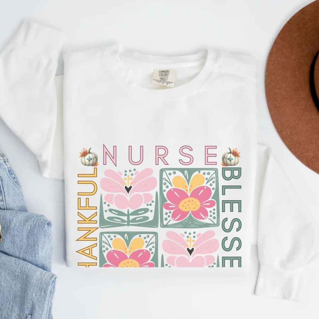 Thankful & Blessed Nurse Practitioner Fall Sweatshirt