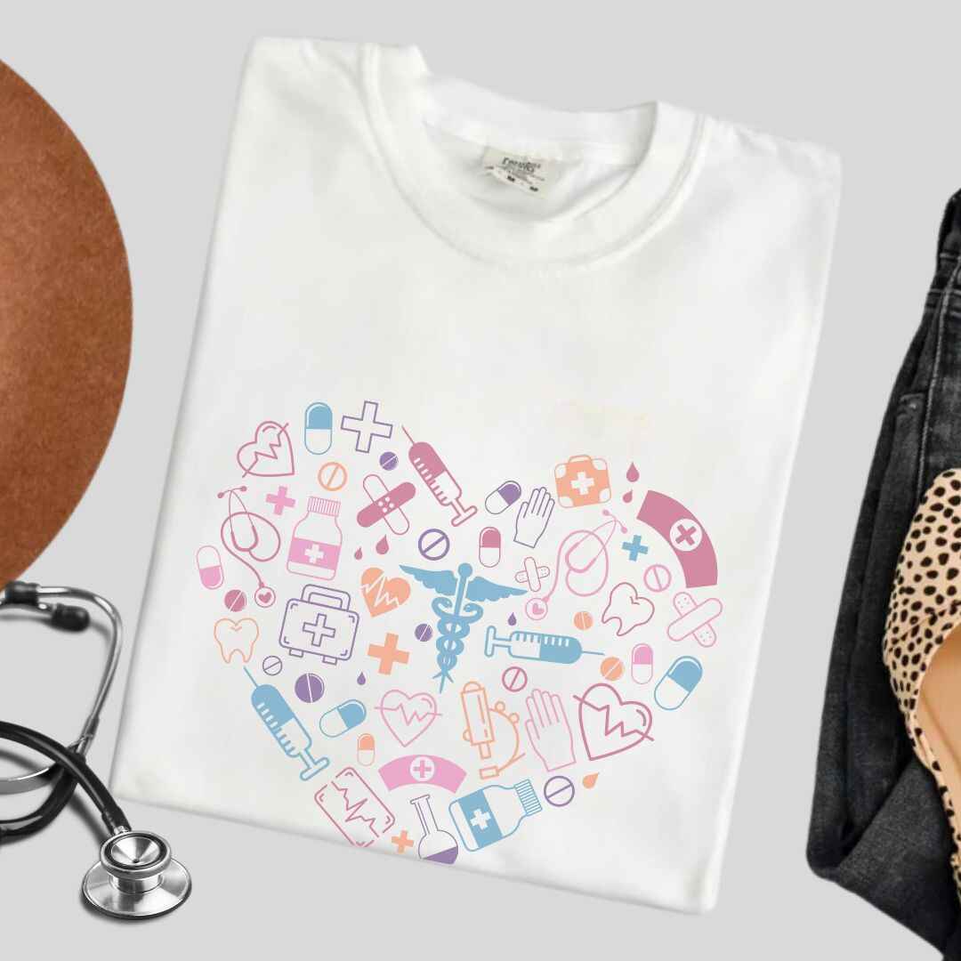 Colorful Heart Medicine T-shirt