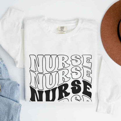 General Nurse Wavy Nurse Sweatshirt