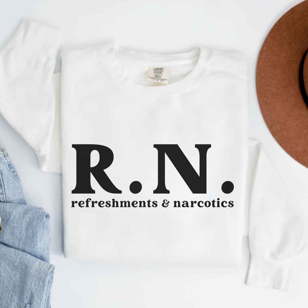 Refreshments & Narcotics Funny Sweatshirt