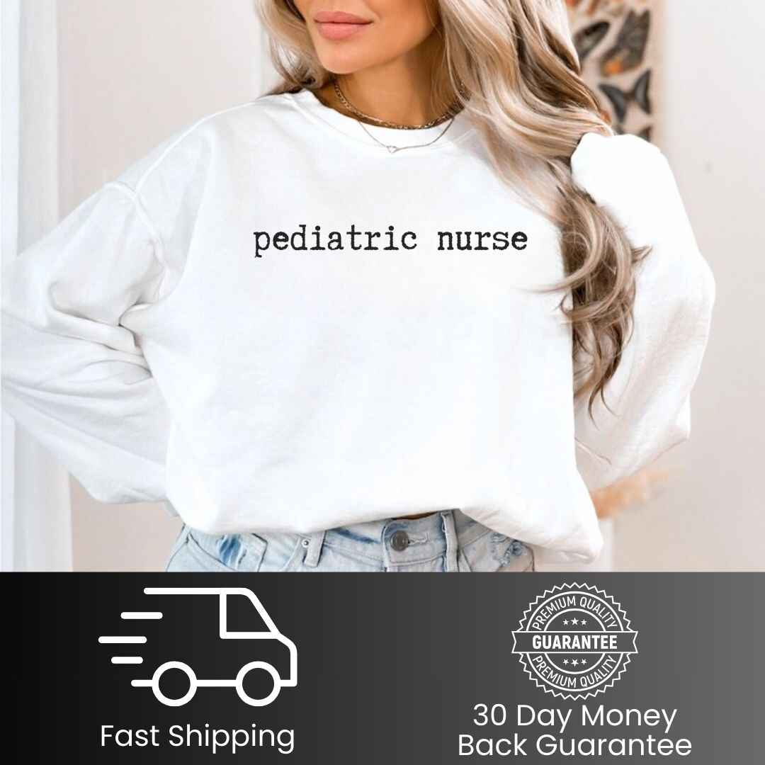 Pediatric Nurse Minimalist Sweatshirt