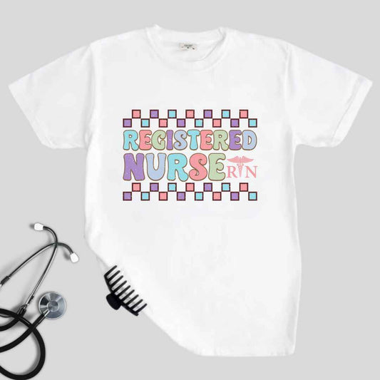 Registered Nurse Retro T-shirt