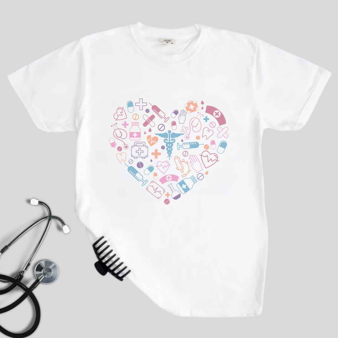 Colorful Heart Medicine T-shirt