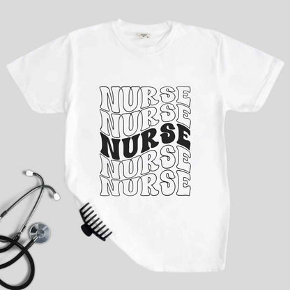 General Nurse Wavy Nurse T-shirt