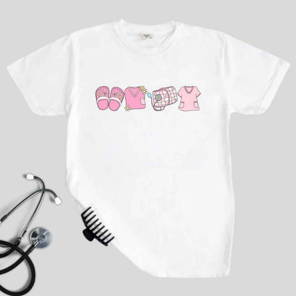 Nurse Minimalist Coquette T-shirt