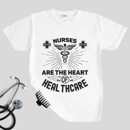 Nurses Are The Heart Of Healthcare T-shirt