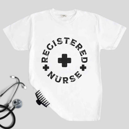 Rustic Registered Nurse T-shirt