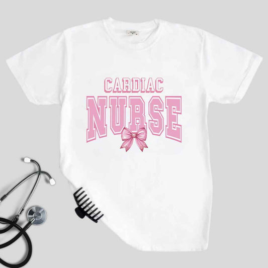 Cardiac Nurse College Coquette T-shirt