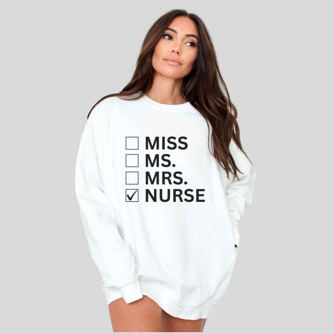 Nurse Checkbox Sweatshirt