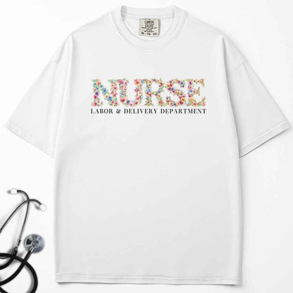 L&D Department Floral T-shirt