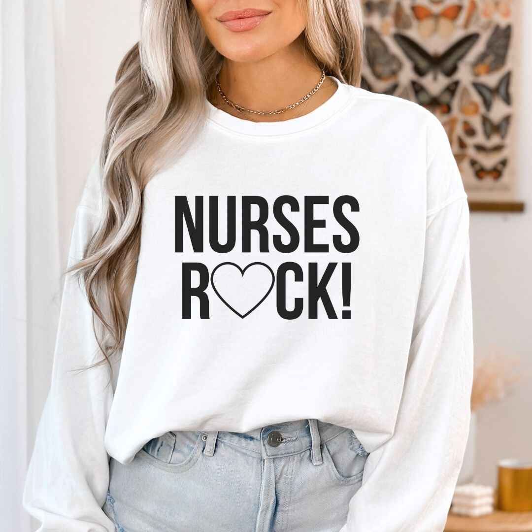 Nurses Rock Sweatshirt
