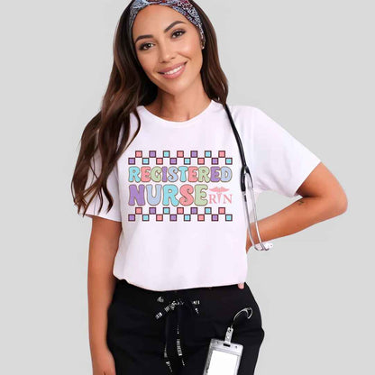 Registered Nurse Retro T-shirt