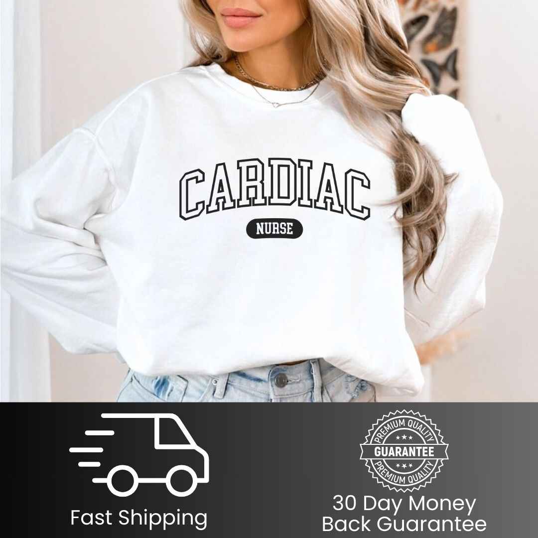 Cardiac Nurse College Sweatshirt